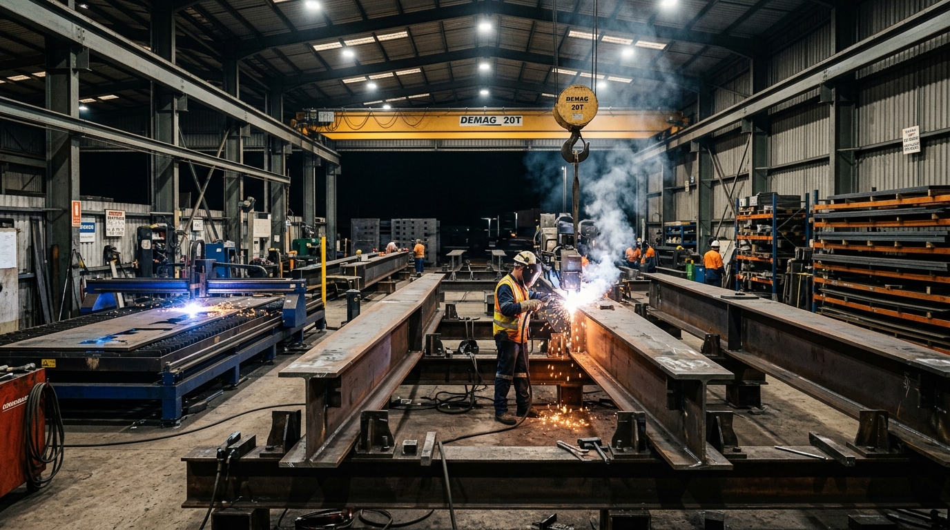 Automated Submerged Arc Welding Yard